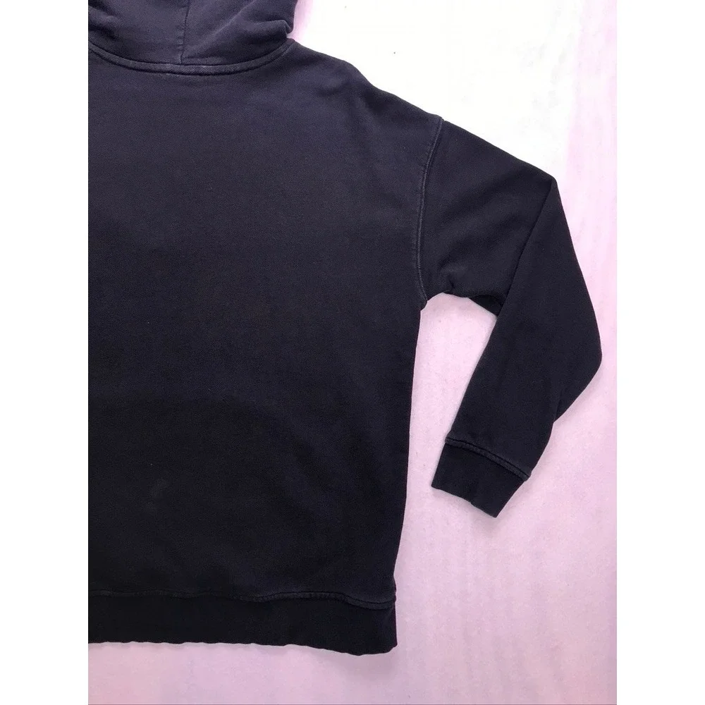 Adidas Origionals Trefoil‎ Hoodie Mens Medium Black Pullover Sweatshirt Logo
